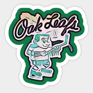 Des Moines Oak Leafs Hockey Sticker